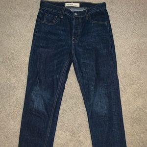 Gap Vintage Straight Dark Cropped Jeans Size 26